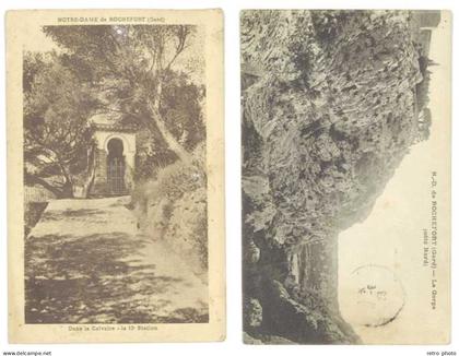 5 Cpa Rochefort du Gard / Notre-Dame de R. - Sanctuaire ( tous états)