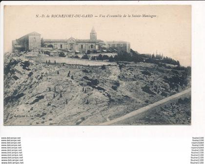 carte de notre dame de ROCHEFORT DU GARD ( sainte montagne )