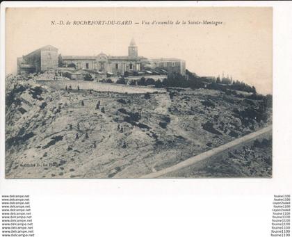 carte de notre dame de ROCHEFORT DU GARD ( sainte montagne )