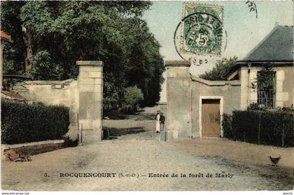 CPA Rocquencourt entree de la foret de Marly (1449767)