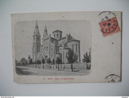 Carte   Rodez  Eglise du Sacré-Coeur   1906