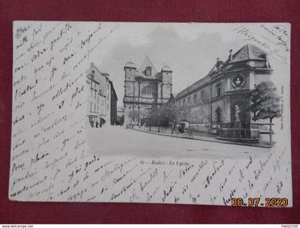 CPA - Rodez - Le Lycée