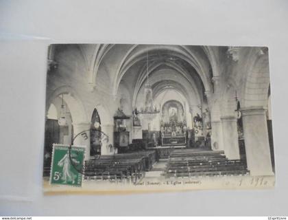 ROISEL L'Eglise Intérieur Carte Postale