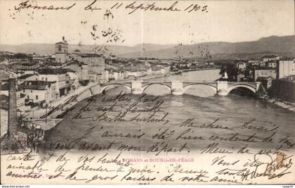 Romans et Bourg de Peage - CPA