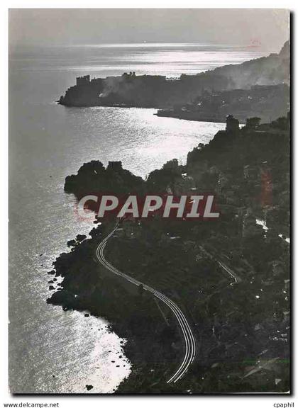 CPM Roquebrune Cap Martin Contre jour Au fond le Rocher de Monaco