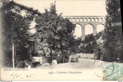 CPA L'Arrivee a Roquefavour