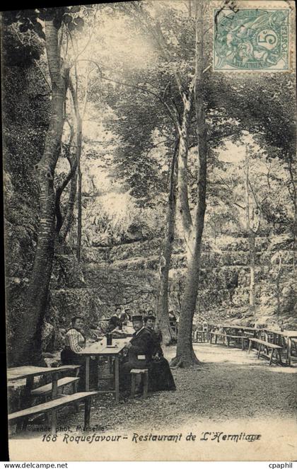 CPA Roquefavour Restaurant de l'Hermitage