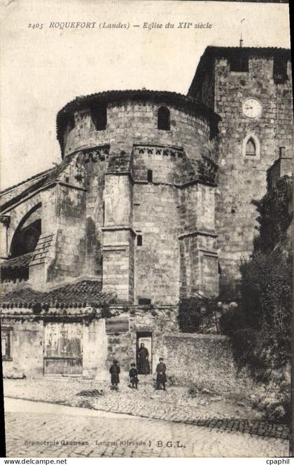 CPA Roquefort Eglise