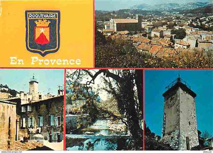 13 - Roquevaire - Multivues - Blasons - Flamme Postale - CPM - Voir Scans Recto-Verso