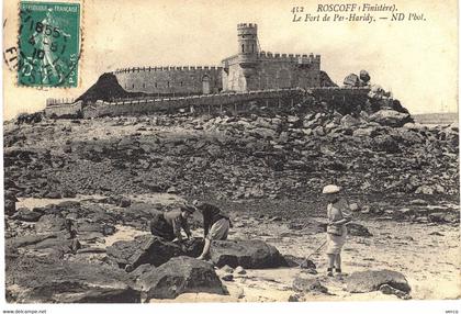 Carte POSTALE  Ancienne  de  ROSCOFF - Fort de Per Haridy