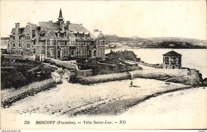 CPA Roscoff Villa Saint Luc