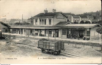Rosny sous bois CPA La gare (train)