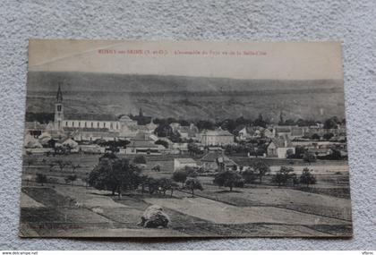 E970, Cpa 1923, Rosny sur Seine, l'ensemble du pays vu de la belle côte, Yvelines 78