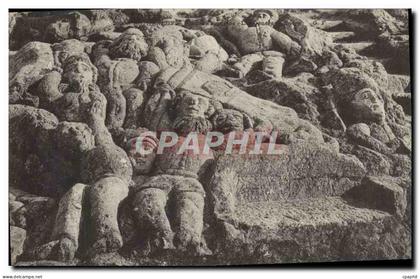 CPA Rotheneuf Rochers sculptes
