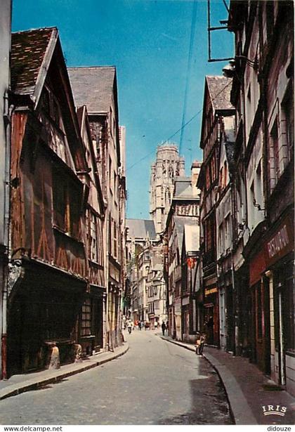 76 - Rouen - La rue Damiette et la Couronne Saint-Ouen - CPM - Voir Scans Recto-Verso