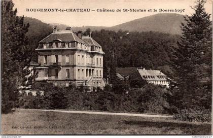 (*21/12/25) 90-CPA ROUGEMONT LE CHATEAU