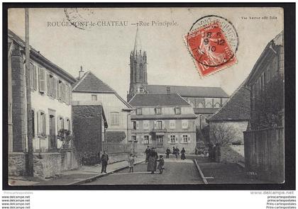CPA 90 Rougemont le Chateau Rue Principale