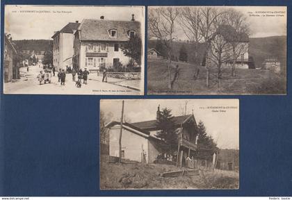 ROUGEMONT LE  CHATEAU - 3 cartes