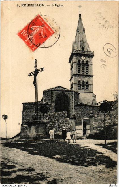 CPA ROUSSILLON - L'Église (630075)