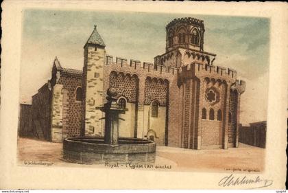 CPA Royat l'Eglise