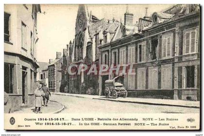 CPA Militaria Roye Les Ruines