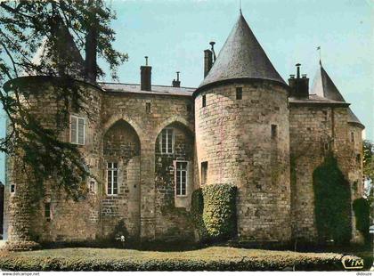 77 - Rozay en Brie - Château de La Grange - Tourelles à fossés - Mention photographie véritable  - Carte dentelée - CPSM