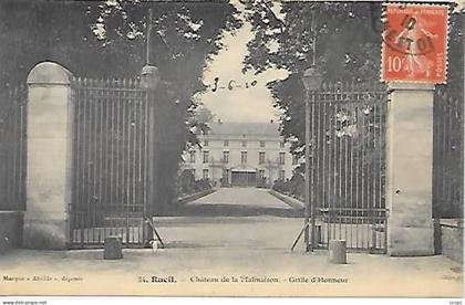 CPA Rueil Château de la Malmaison Grille d'Honneur