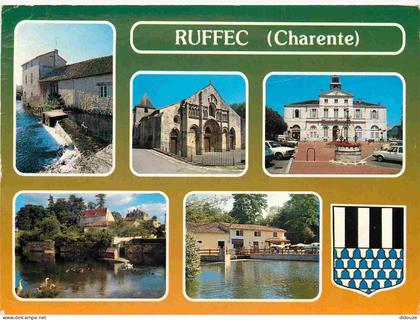 16 - Ruffec - Multivues - Blasons - CPM - Voir Scans Recto-Verso