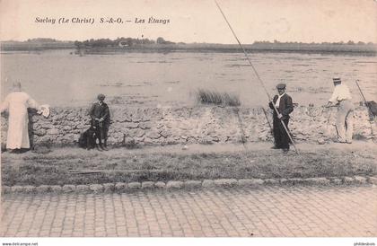 ESSONNE  SACLAY  les étangs ( pecheurs )
