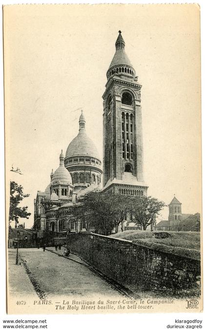 Sacré-Cœur old postcard unused b180410