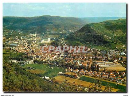 CPM Saint Affrique Aveyron Surnommee La Ville aux sept collines Vue generale