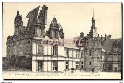 CPA Saint Aignan Le Chateau Vue d'eusemble