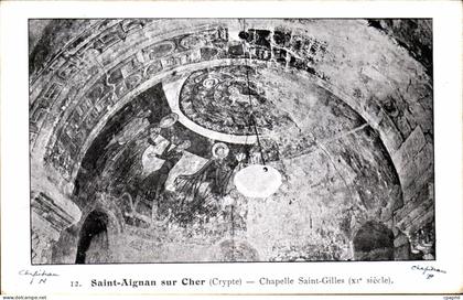 CPA Saint Aignan sur Cher Chapelle Saint Gilles (11eme)