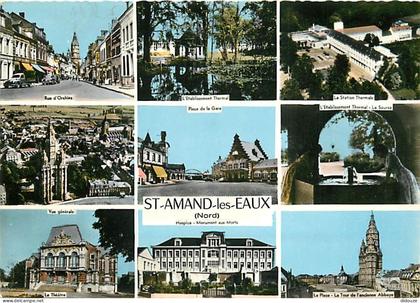 Carte Postale - 59 - Saint Amand les Eaux - Multivues - Mention Photographie Véritable - CPSM grand format - Voir Scans