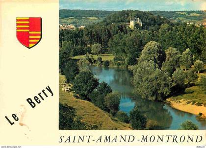 18 - Saint Amand Montrond - Blasons - CPM - Voir Scans Recto-Verso