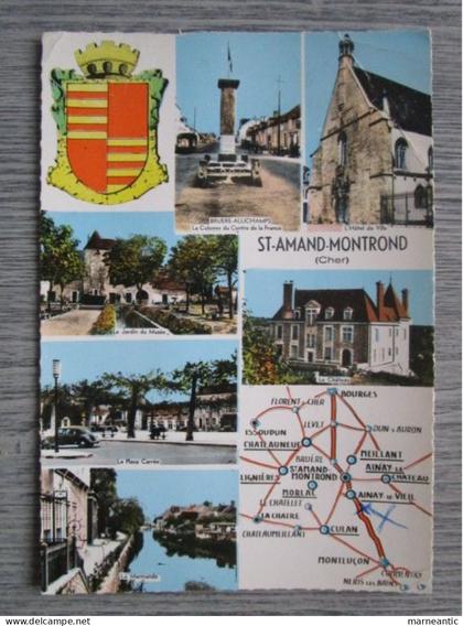 Cpa Saint Amand Montrond (18) multivues