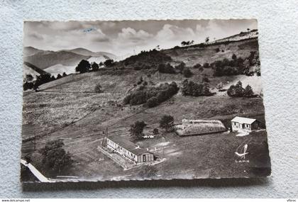 Cpm, saint Amarin, la colonie de vacances les Cigognes, série : en avion au dessus de , haut Rhin, Alsace