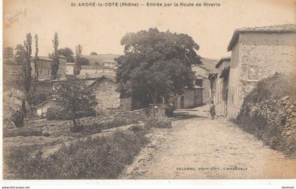 69 // SAINT ANDRE LA COTE    entrée par la route de Riverie   edit Delorme