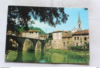 Cpm, Saint Antonin Noble Val, entrée du village par la route touristique, Tarn et Garonne 82