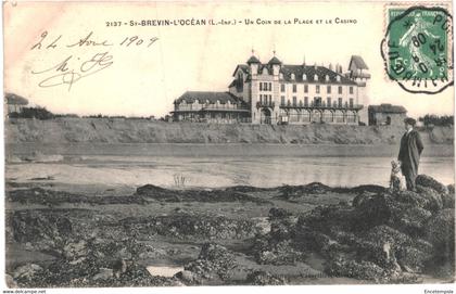 CPA-Carte Postale France  Saint-Brevin-l'Océan  Un coin de la Plage et le Casino 1909  VM55812