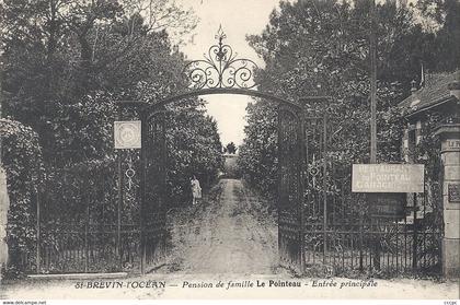 CPA Saint-Brévin-l'Océan Pension de famille Le Pointeau Entrée Principale