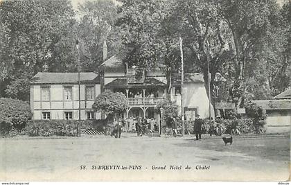 44 - Saint Brevin les Pins - Grand Hotel du Chalet - Animée - CPA - Voir Scans Recto-Verso