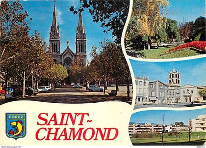 42 - Saint Chamond - Multivues - Blasons - CPM - Voir Scans Recto-Verso