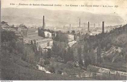 CPA Environs de Saint-Chamond Le Creux les Usines Gillet