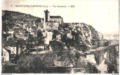 CPA Carte Postale France- Saint-Cirq-Lapopie vue générale 1931 VM45248