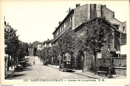 CPA Saint Cloud Coteaux Avenue de Longchamp