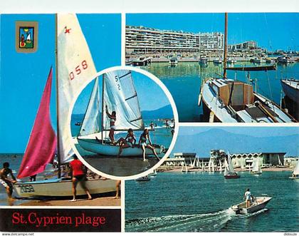 66 - Saint Cyprien - Multivues - Voile - Bateaux - CPM - Voir Scans Recto-Verso