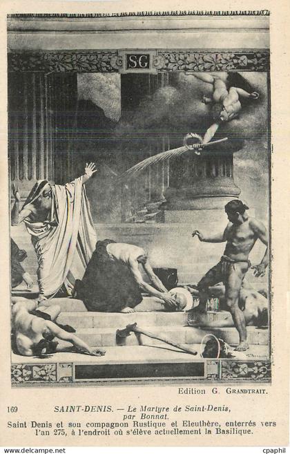 CPA Saint Denis la Martyre de Saint Denis par Bonnat