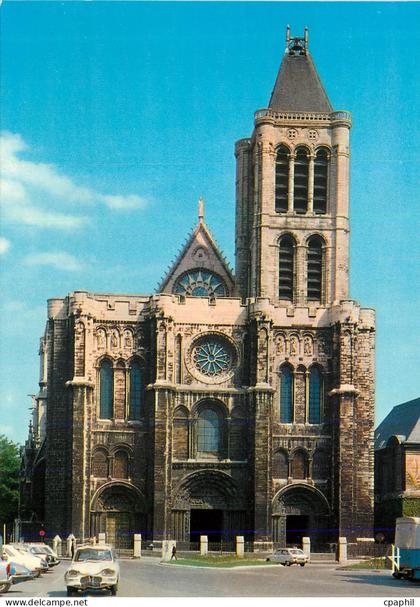 CPM Saint Denis Basilique Cathedrale Saint Denis Facade Occidentale