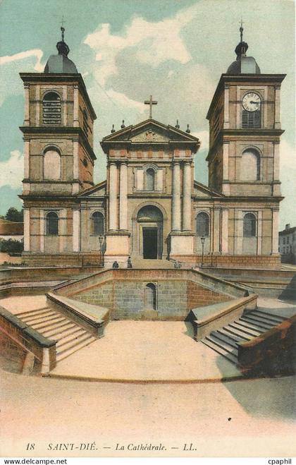 CPA Saint Die La Cathedrale